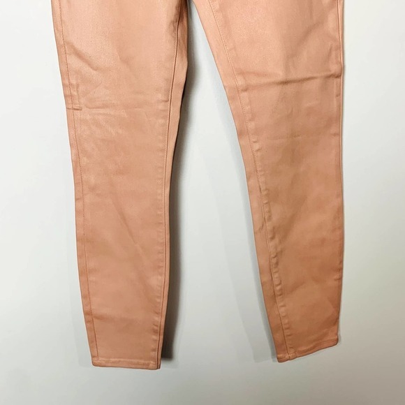 #15 L'Agence NWOT Dusty Coated Pink High Rise Margot Skinny Ankle Jeans Sz 24 - Picture 4 of 7